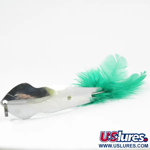 Vintage   Tony Accetta Pet Spoon 15, 1/2oz Nickel fishing spoon #3511