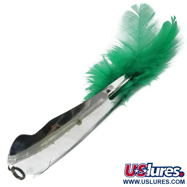 Vintage   Tony Accetta Pet Spoon 15, 1/2oz Nickel fishing spoon #3511