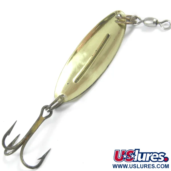 Vintage   Williams Wabler W20, 3/32oz Gold fishing spoon #3521