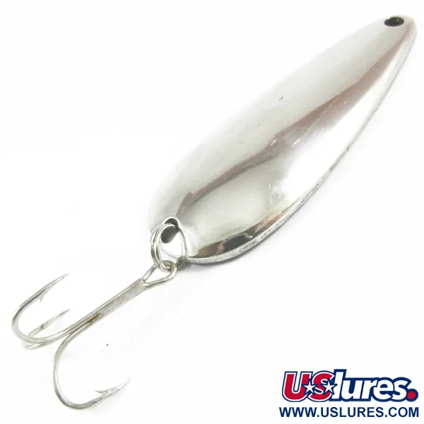 Vintage   Len Thompson #1, 3/4oz Nickel fishing spoon #3531