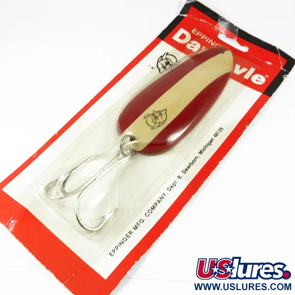  Eppinger Dardevle Huskie Junior, 2oz Red / White / Nickel fishing spoon #3539