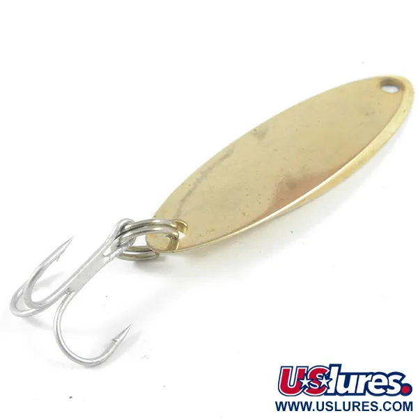 Vintage  Acme Kastmaster, 1/4oz Gold fishing spoon #3542