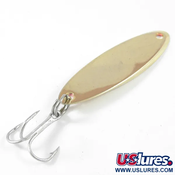 Vintage  Acme Kastmaster 3544, 1/4oz Gold / Red fishing spoon #3544