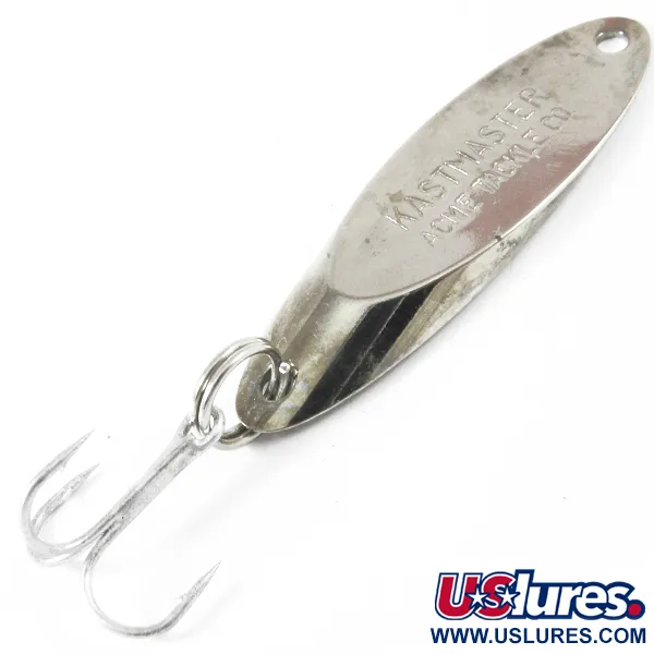 Vintage  Acme Kastmaster, 1/4oz Nickel fishing spoon #3545