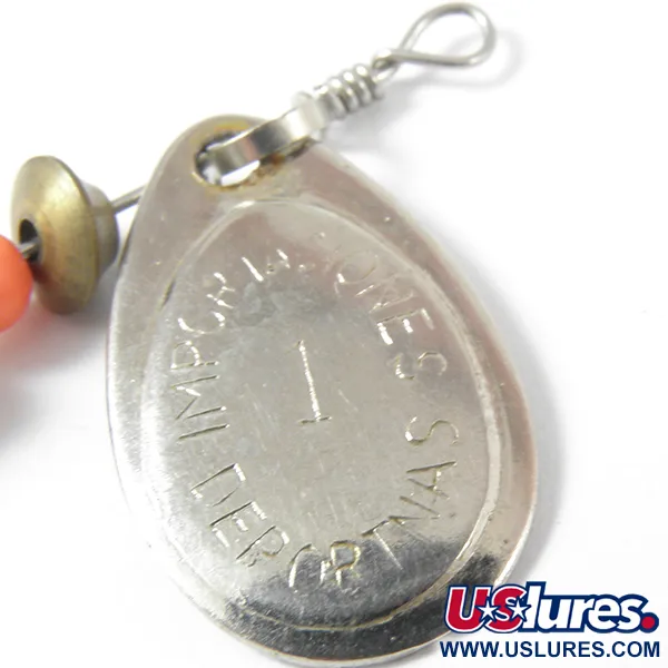 Vintage  Unknown IMPORTACIONES DEPORTIVAS 1, 1/8oz Nickel spinning lure #3558
