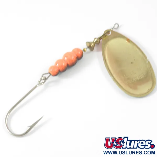 Vintage   Mepps Aglia 5 Fluo UV, 1/2oz Fluo UV Glow in UV light, Fluorescent spinning lure #3568