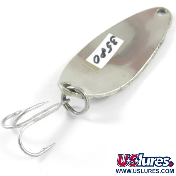 Vintage   Acme Little Cleo, 1/4oz Nickel / Blue fishing spoon #3580