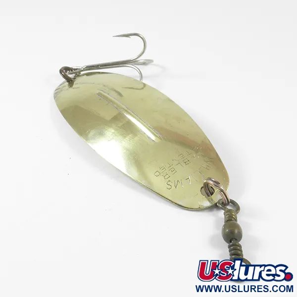 Vintage   Williams Wabler W70, 1oz Gold fishing spoon #3596