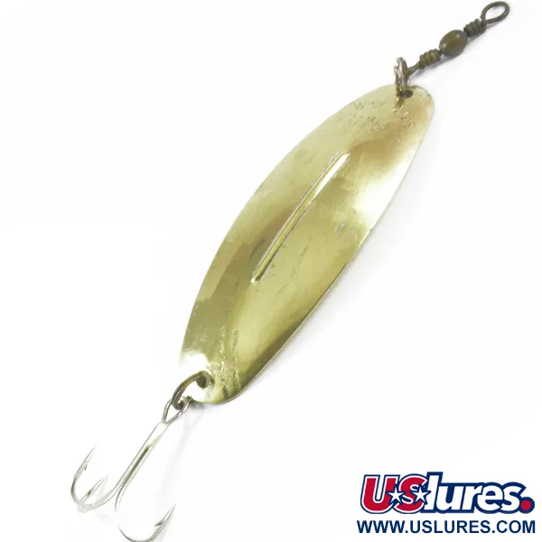 Vintage   Williams Wabler W70, 1oz Gold fishing spoon #3596