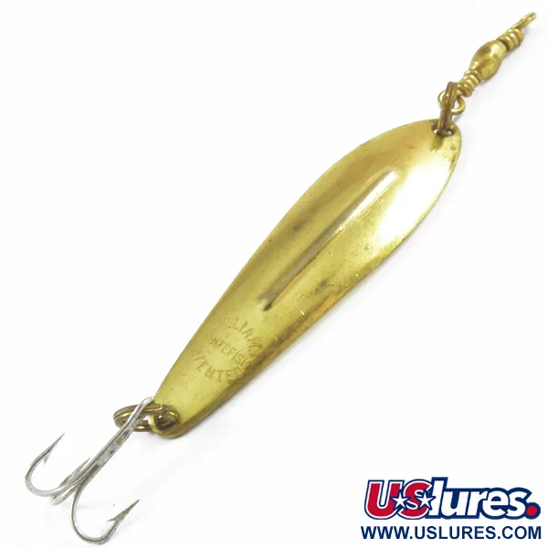 Vintage   Williams Whitefish 3600, 1/4oz Gold fishing spoon #3600