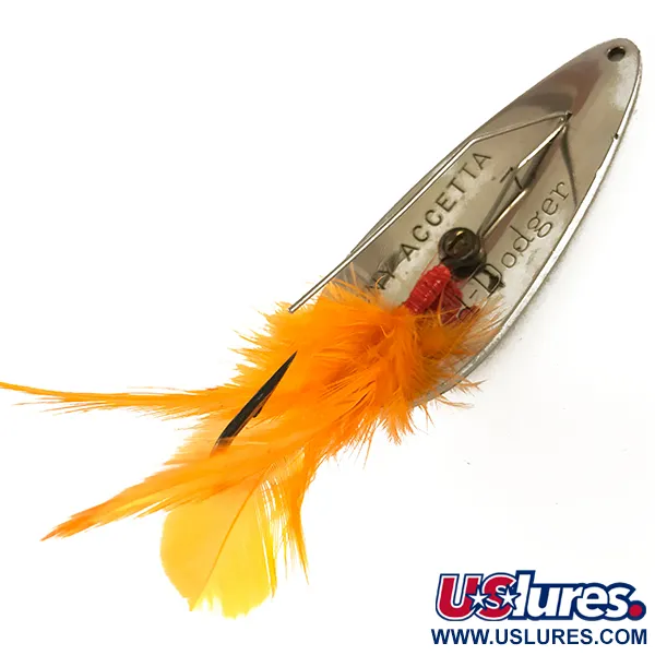 Vintage   Błystka antyzaczepowa Tony Accetta Weed-Dodger, 2/3oz Nickel fishing spoon #3607