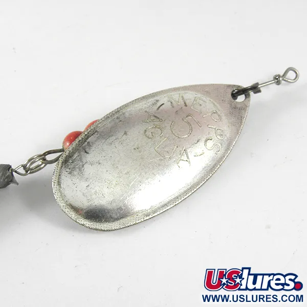 Vintage   Mepps Aglia 5 Mino, 2/3oz Silver spinning lure #3620