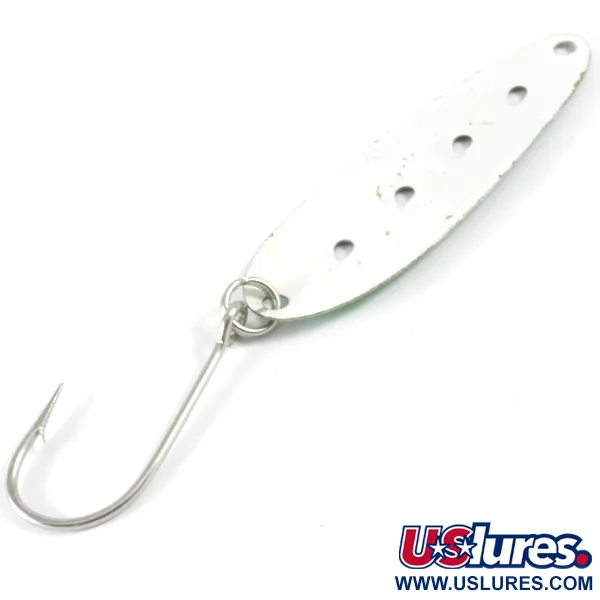 Vintage   Heddon Sounder UV, 3/16oz UV Glow in UV light, Fluorescent fishing spoon #3641