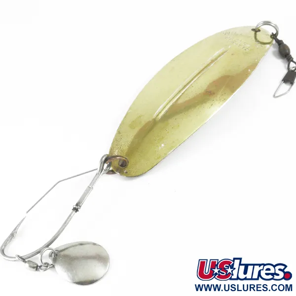 Vintage   Williams Wabler W70, 1oz Gold fishing spoon #3645
