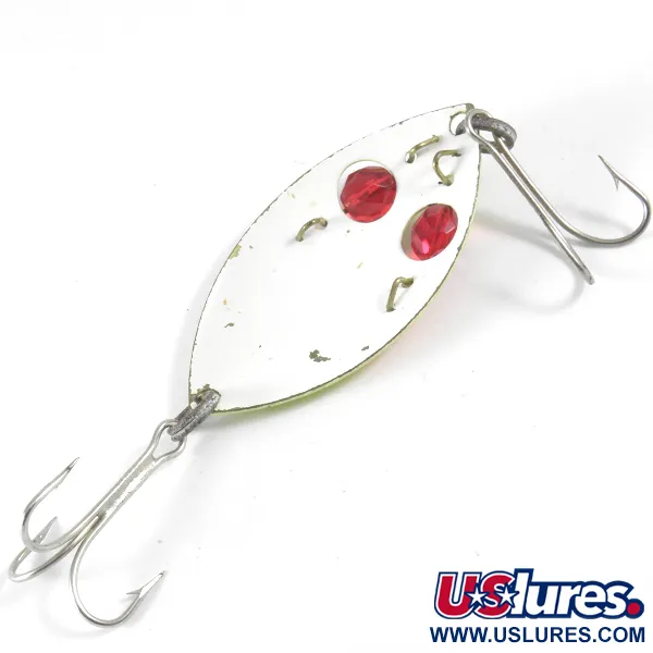 Vintage  Eppinger Red Eye junior, 1/2oz Yellow / Red / White fishing spoon #3648