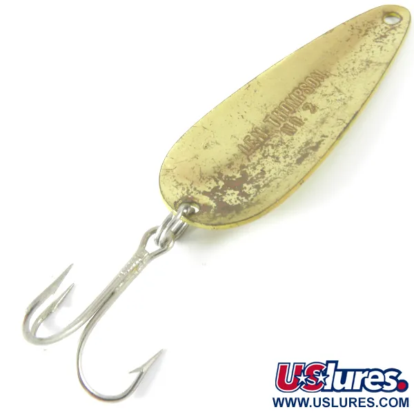 Vintage   Len Thompson #2, 1oz Five of Dimonds fishing spoon #3681