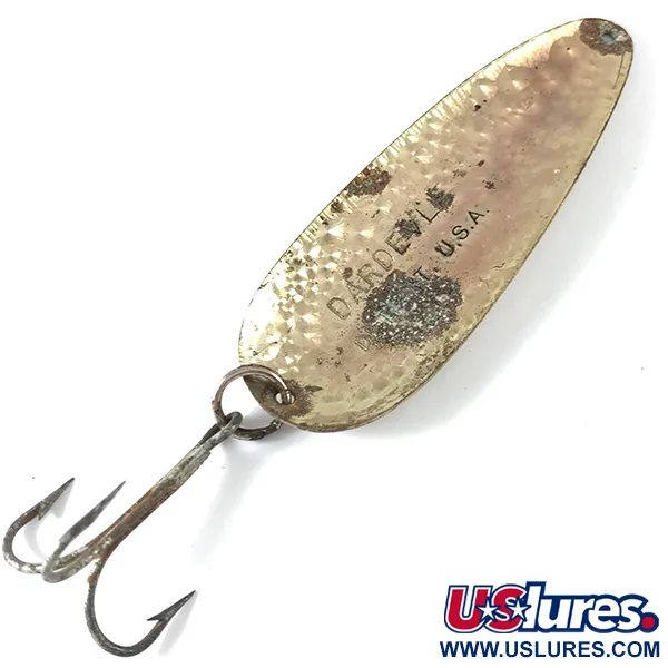 Vintage  Eppinger Dardevle, 1oz Crystal (Scale) discontinued fishing spoon #3692