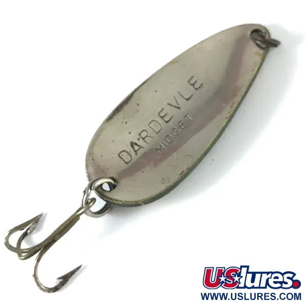 Vintage  Eppinger Dardevle Midget, 3/16oz Frog  fishing spoon #3696