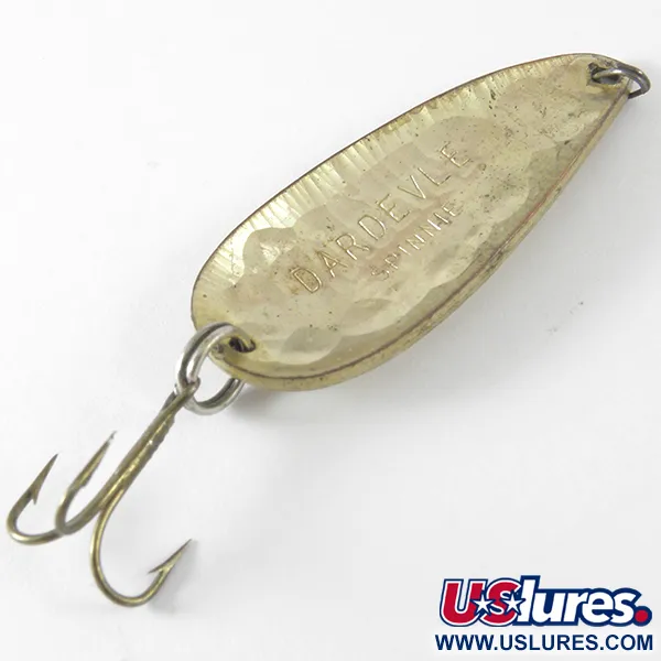 Vintage  Eppinger Dardevle Spinnie, 1/3oz Crystal (Scale)  fishing spoon #3707