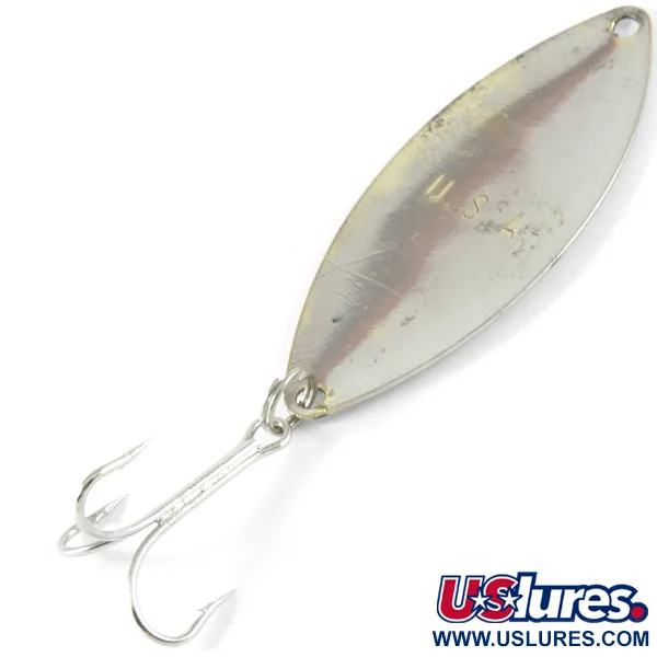 Vintage   Mepps Spoon 3, 2/5oz Nickel fishing spoon #3726