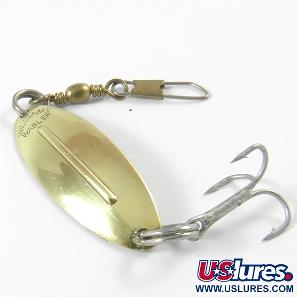 Vintage   Williams Wabler W20, 3/32oz Gold fishing spoon #3750