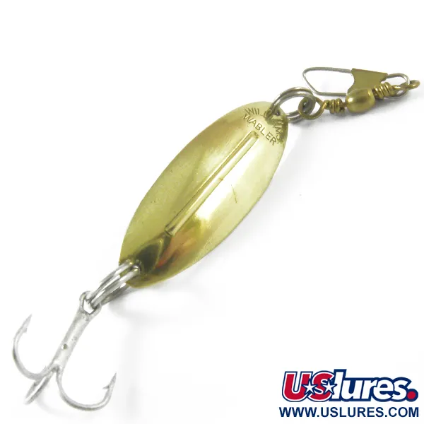 Vintage   Williams Wabler W20, 3/32oz Gold fishing spoon #3750