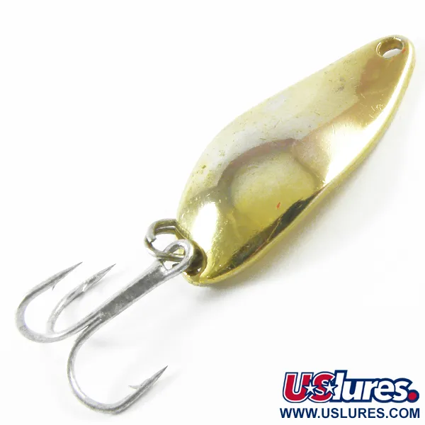 Vintage  Seneca Little Cleo, 3/16oz Gold fishing spoon #3753