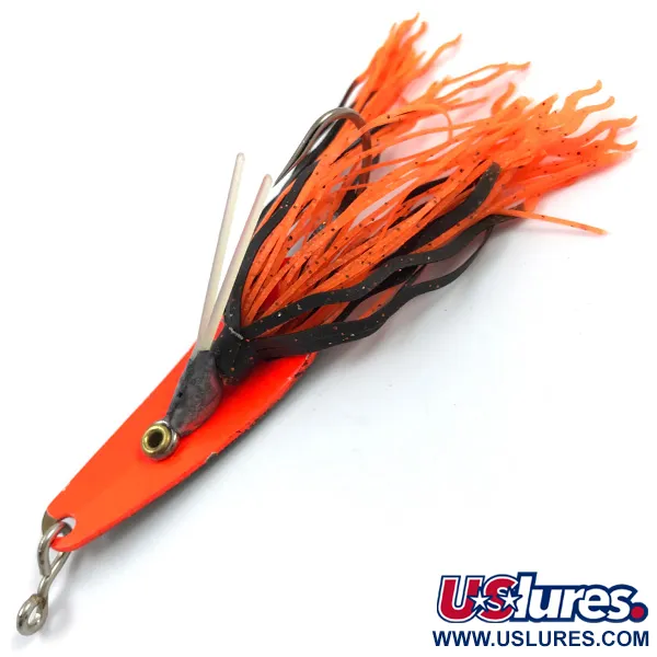 Vintage  Northland tackle Weedless Jaw-Breaker, 1/2oz Gold / Red / Black fishing spoon #3762