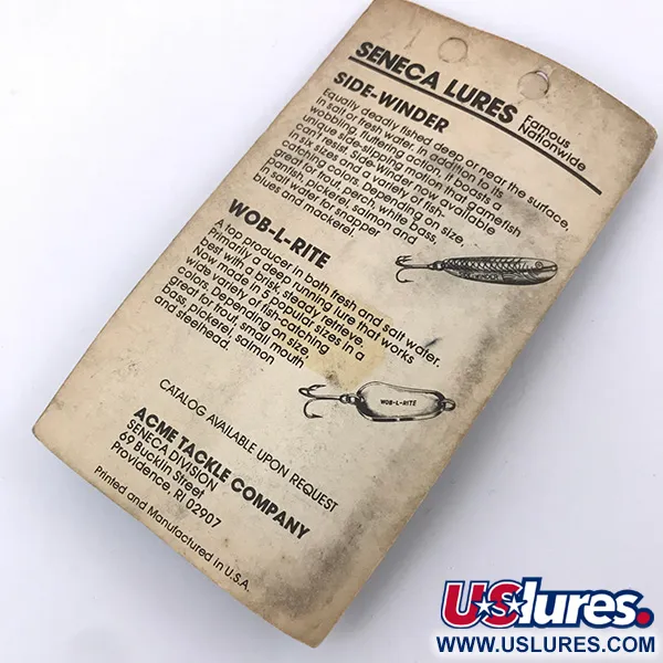  Seneca Little Cleo (Hula Girl), 1/3oz Nickel / Orange fishing spoon #3768