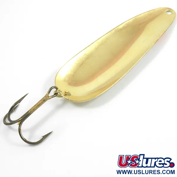 Vintage  Northland tackle Forage Minnow, 3/4oz Rainbow Green / Gold fishing spoon #3772