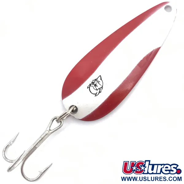 Vintage  Eppinger Dardevle Imp, 2/5oz Red / White / Nickel fishing spoon #3781