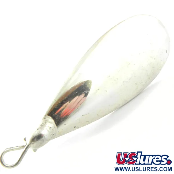 Vintage   Weedless Johnson Silver Minnow, 1/3oz Silver (Silver Plated) fishing spoon #3792