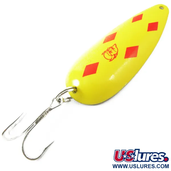 Vintage  Eppinger Dardevle Dardevlet , 3/4oz Five of Diamonds fishing spoon #3808