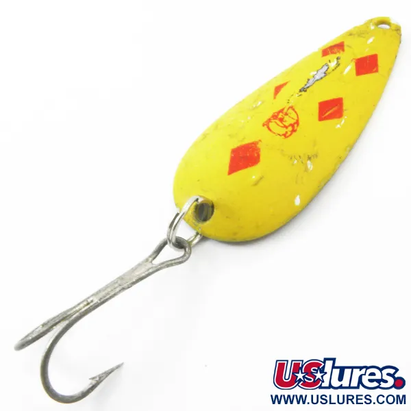 Vintage  Eppinger Dardevle Imp, 2/5oz Five of Diamonds fishing spoon #3810