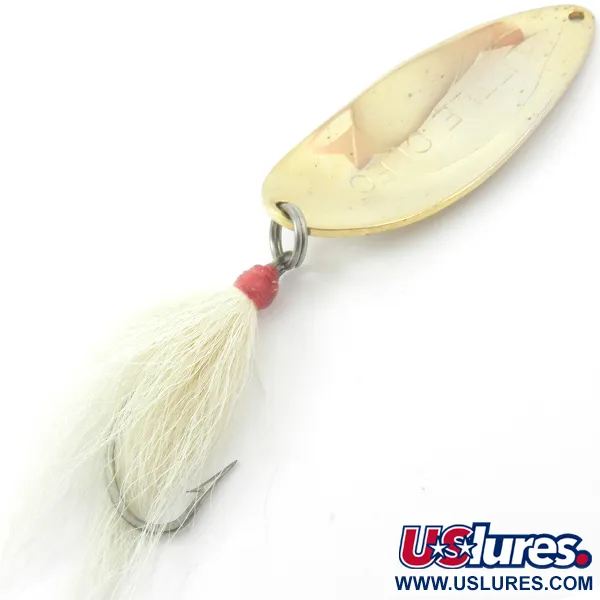 Vintage   Acme Little Cleo, 1 1/4oz Gold fishing spoon #3819