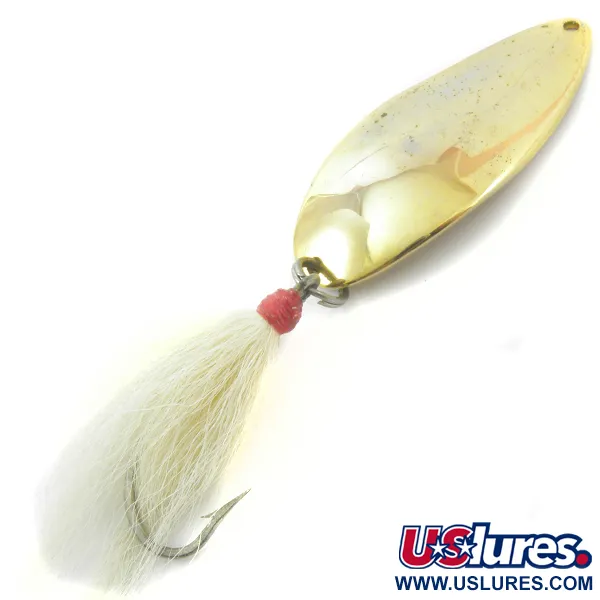 Vintage   Acme Little Cleo, 1 1/4oz Gold fishing spoon #3819