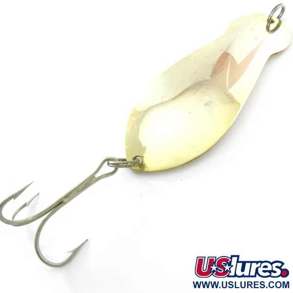 Vintage  K-B Bait K-B Spoon 3, 1oz Gold fishing spoon #3822