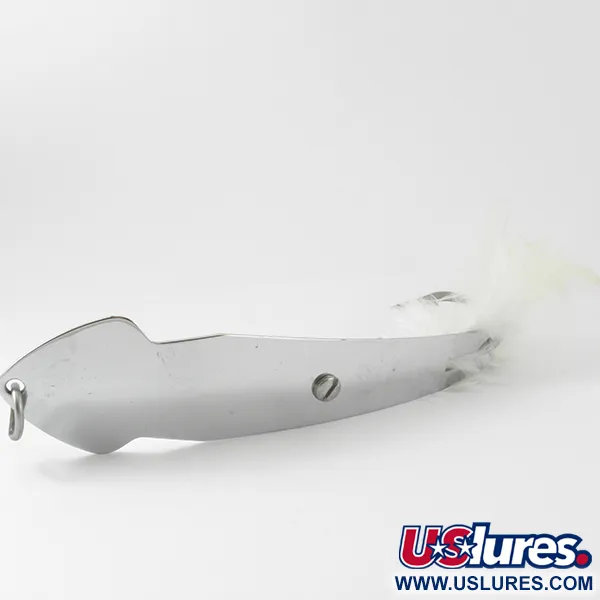 Vintage   Tony Accetta Pet Spoon 18, 1 1/3oz Nickel fishing spoon #3847