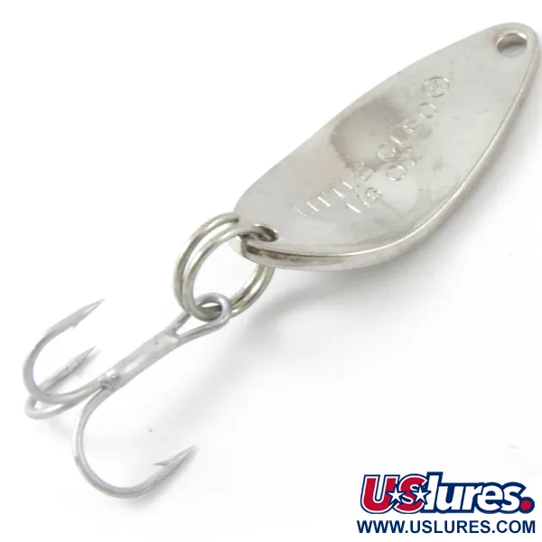 Vintage   Acme Little Cleo, 3/16oz Nickel fishing spoon #3855