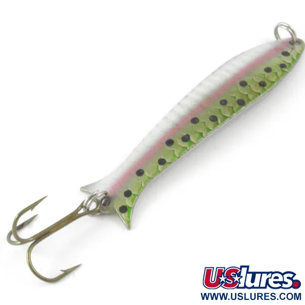 Vintage   Thomas Speedy Shiner, 3/16oz Rainbow Trout fishing spoon #3875