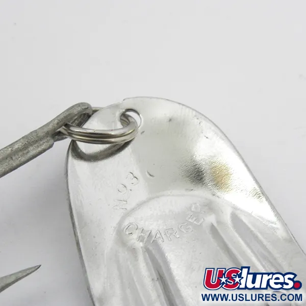 Vintage  Lake Products Charger №3, 2/5oz Nickel fishing spoon #3902