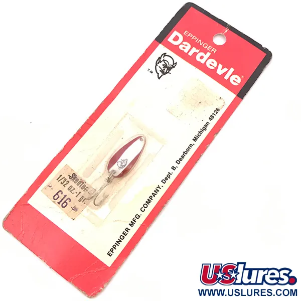  Eppinger Dardevle Skeeter, 1/32oz Red / White fishing spoon #3912