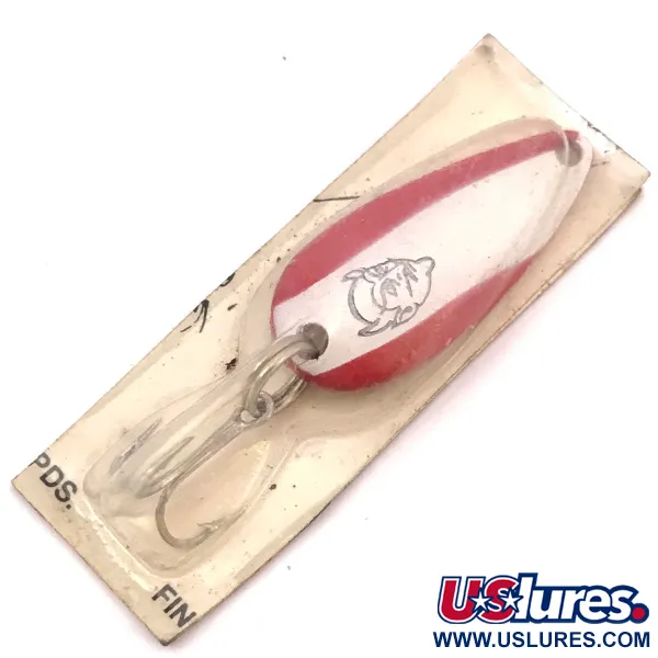  Eppinger Dardevle Midget, 3/16oz Red / White / Nickel fishing spoon #3915