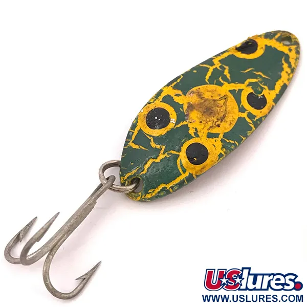 Vintage  Eppinger Dardevle Devle Dog 5300, 1/3oz Frog fishing spoon #3917