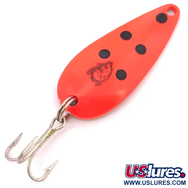  Eppinger Dardevle Spinnie, 1/3oz UV Glow in UV light, Fluorescent fishing spoon #3918