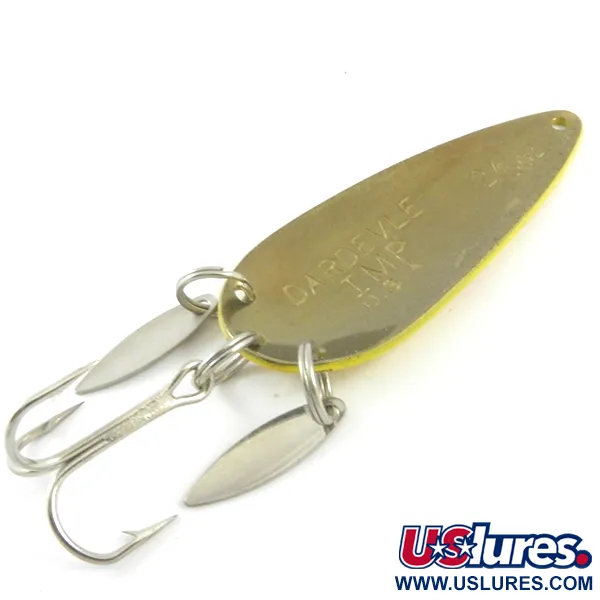  Eppinger Dardevle Imp Klicker, 2/5oz Five of Diamonds / Bronze (Brass) fishing spoon #3958