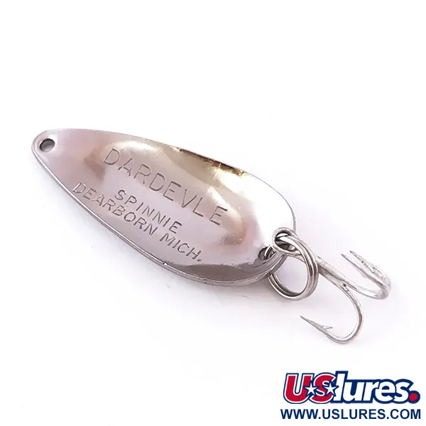  Eppinger Dardevle Spinnie, 1/3oz Hammered Nickel fishing spoon #3999