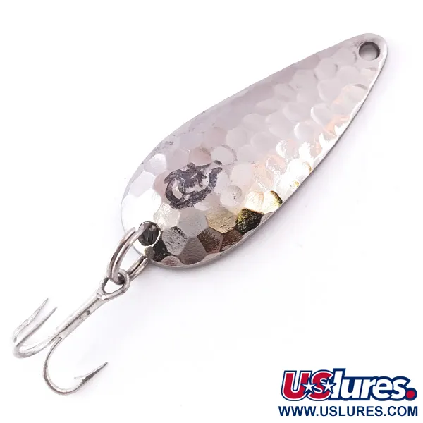  Eppinger Dardevle Spinnie, 1/3oz Hammered Nickel fishing spoon #3999