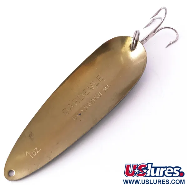 Vintage  Eppinger Dardevle, 1oz Fire Tiger fishing spoon #4003