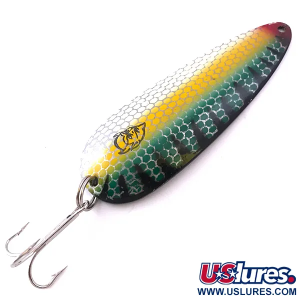 Vintage  Eppinger Dardevle, 1oz Fire Tiger fishing spoon #4003